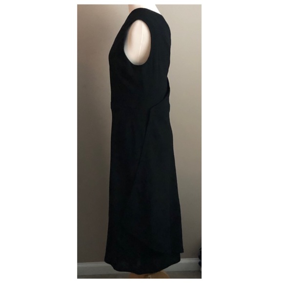 ✨Vintage EXTREMELY RARE CHANEL Ad Campaign CC Logo Button One Shoulder Dress - Picture 9 of 16